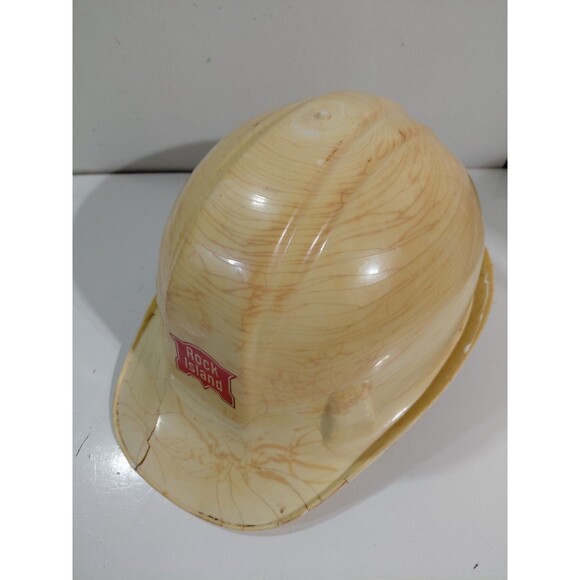 Vintage Cam- Hi Rock Island Railroad Train Hard Hat U.S.A. - Picture 2 of 10